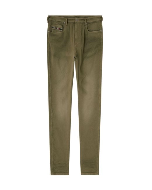 DIESEL Green D-Strukt Jeans for men