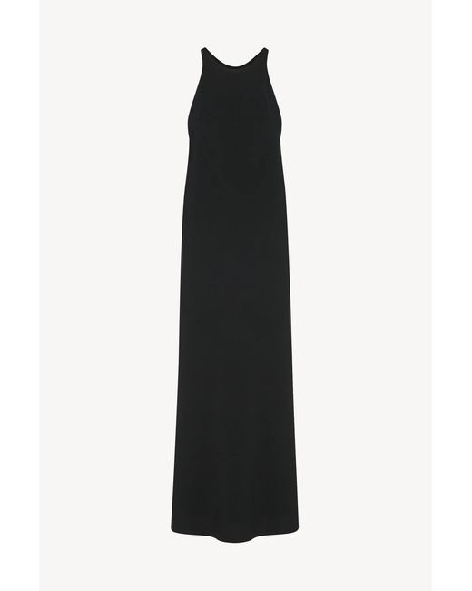 The Row Black Johanne Silk Dress
