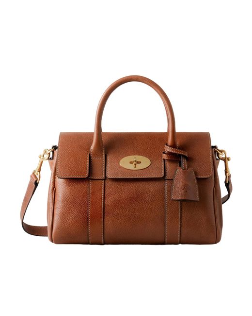 Mulberry Brown Bayswater Small Top Handle Bag