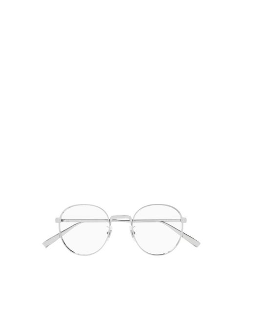 Dunhill White Round-Frame Glasses for men