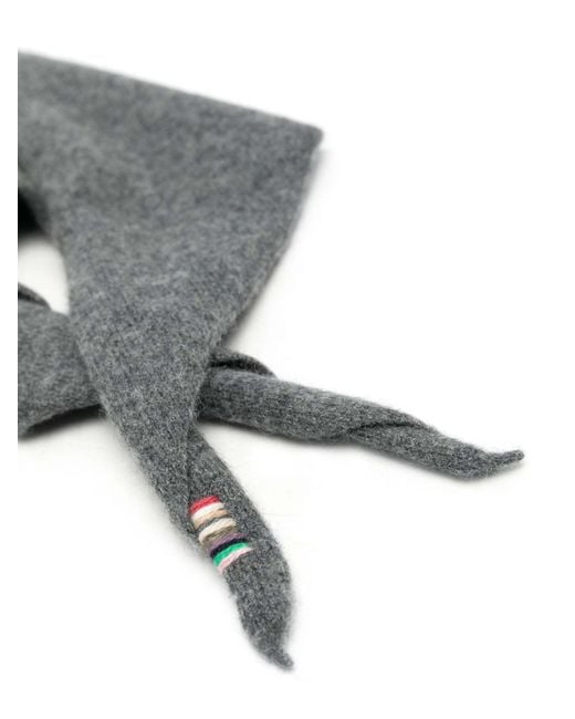 Extreme Cashmere Gray N35 Triangular Scarf for men