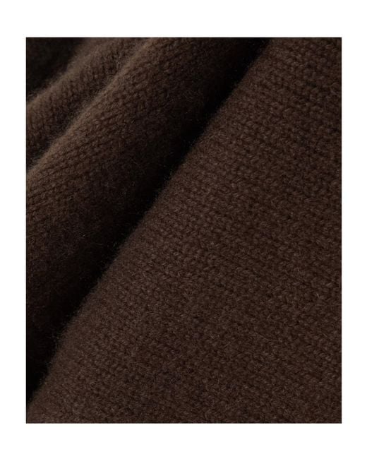 arch4 Brown Knitted High-Neck Sweater