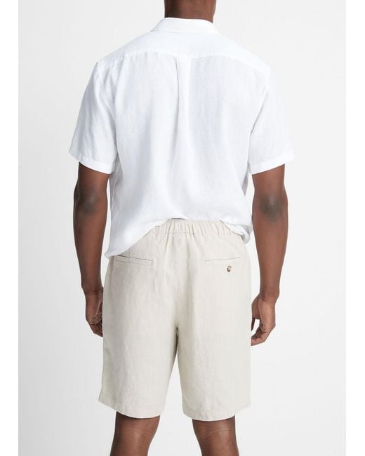 Vince White Rope Shorts for men