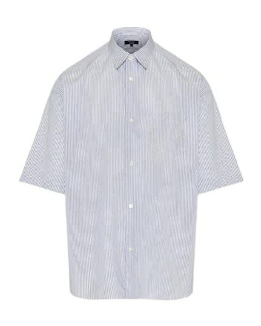 Comme des Garçons White Short-Sleeved Shirt for men