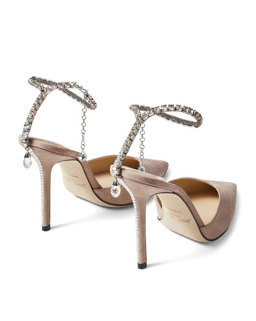 Jimmy Choo Multicolor Saeda 100 Pumps