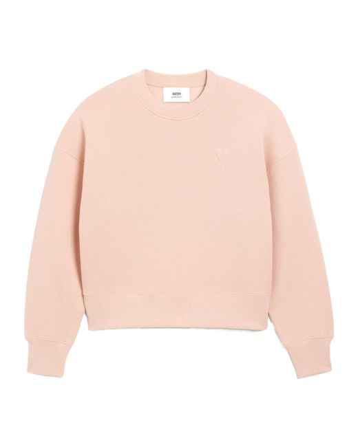 AMI Pink Ami De Coeur Cotton Puller for men