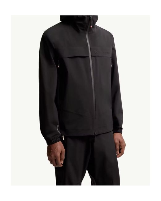 Moncler Blue Grenoble Shipton Hooded Shell Jacket for men