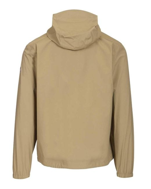 Moncler Natural Grenoble Shipton Hooded Shell Jacket for men