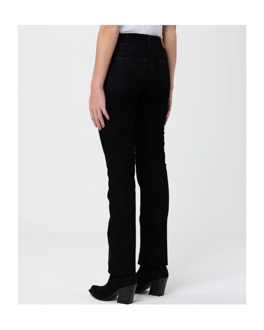 Isabel Marant Black Isabel Marant Étoile Straight-Leg Slim-Fit Trousers