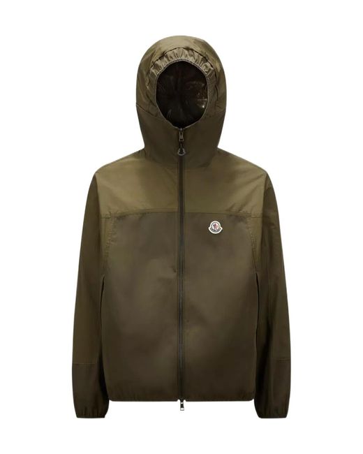 Moncler Green Kona Zip-Up Windbreaker for men