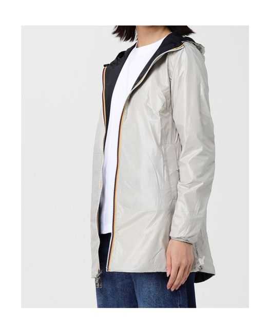 K-Way Blue Sophie Plus.2 Reversible Jacket