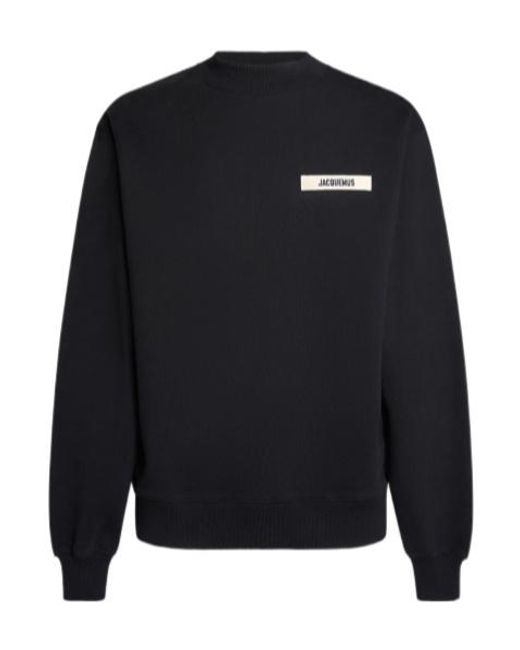 Jacquemus Blue Logo Affixed To The Sweater for men