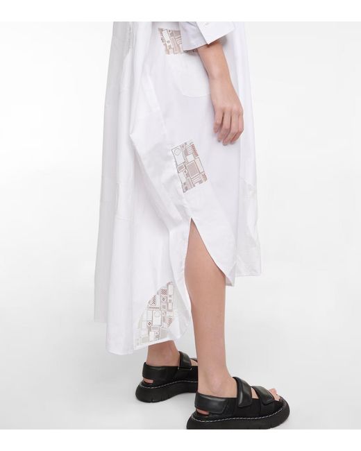 Joseph White Patchwork Dress