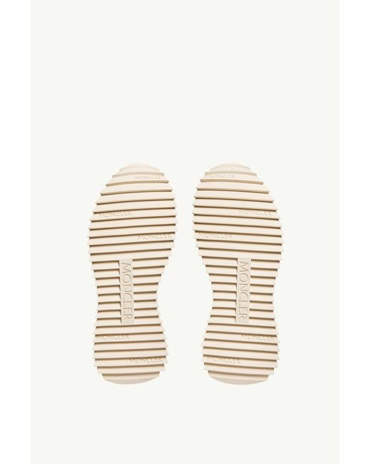 Moncler White Pacey 2 Lace-Up Sneakers for men