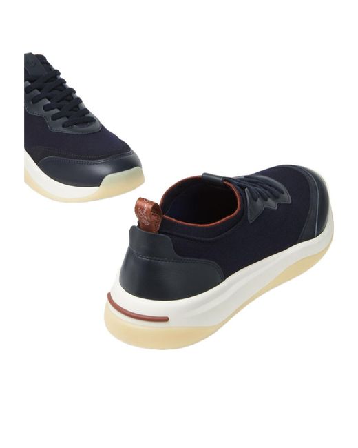 Loro Piana Blue 410 Lp Walk The Gift Of Kings Sneaker for men