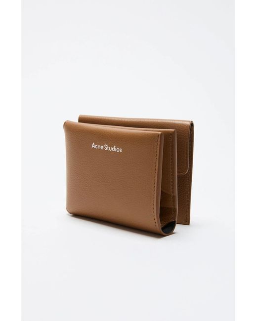 Acne Brown Fold Wallet