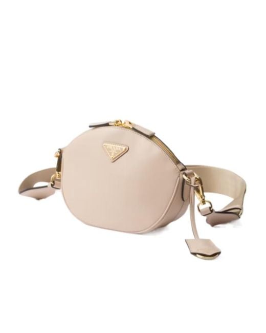 Prada Natural Leather Mini Shoulder Bag