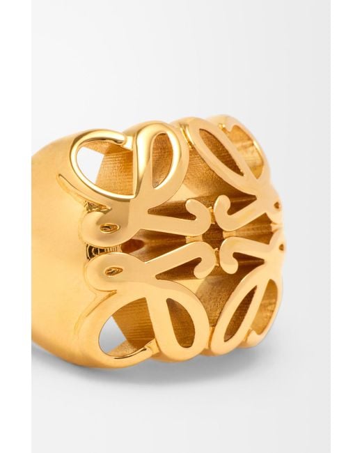 Loewe Metallic Logo Ring