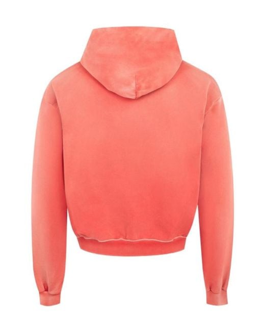 Maison Margiela Pink Faded Zip-Up Hoodie for men
