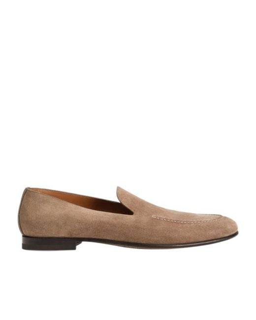 Dolce & Gabbana Brown Slip-On Loafers for men