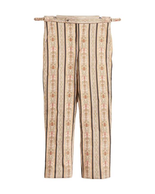 Bode Natural Printed Casual Pants