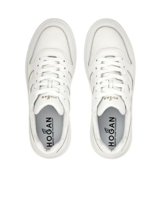 Hogan White H630 Low-Top Sneakers for men