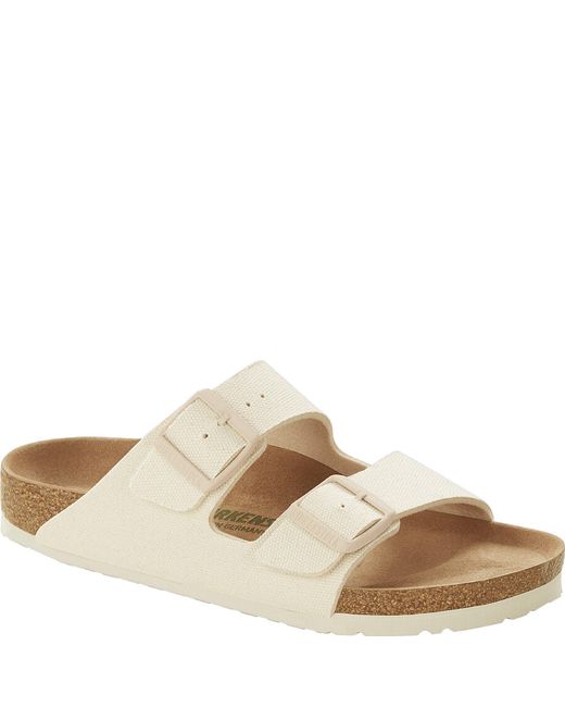 Birkenstock White Adjustable Flat Sandals