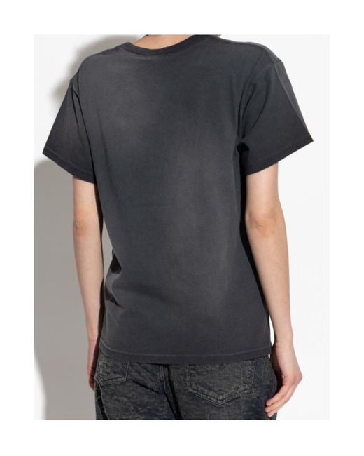 DIESEL Gray T-Marey-R2 Graphic-Print T-Shirt