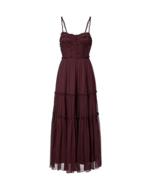Ulla Johnson Purple Sleeveless Strapless Dress