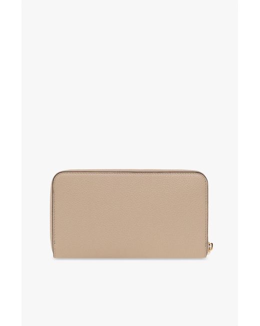 Ferragamo Natural Ferragamo Gancini Continental Wallets