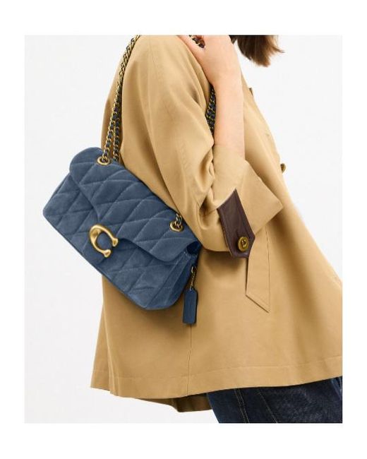 COACH Blue Tabby 26 Shoulder Bag