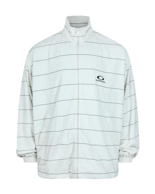 Balenciaga Blue Striped Tracksuit Jacket for men