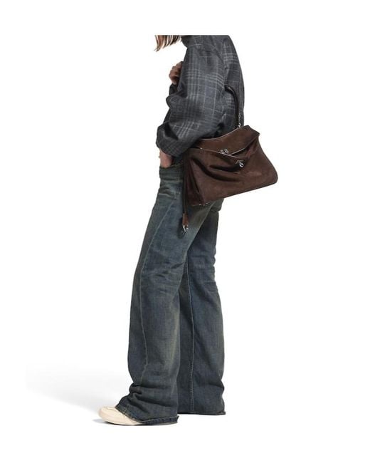 Balenciaga Brown Medium Rodeo Handbag