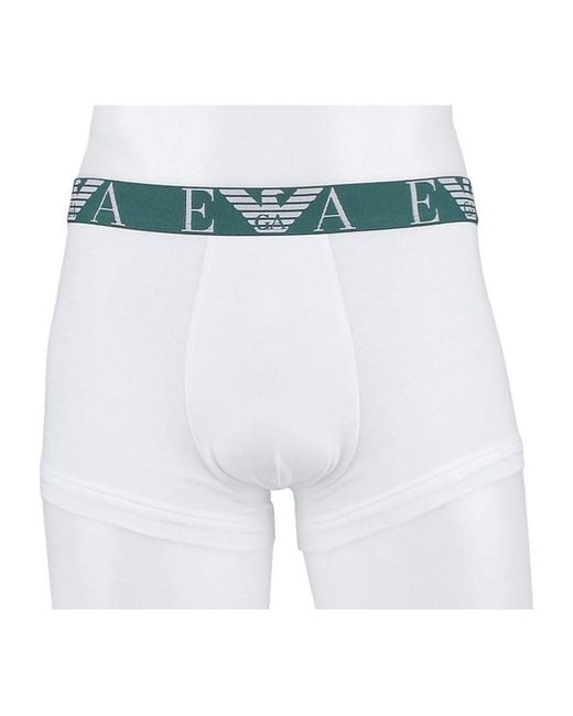Emporio Armani Blue Elastic Waist Boxer Underwear 2-Piece Set for men