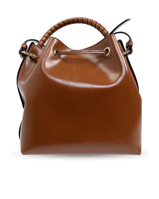 Chloé Brown Chloé Marcie Bucket Bag