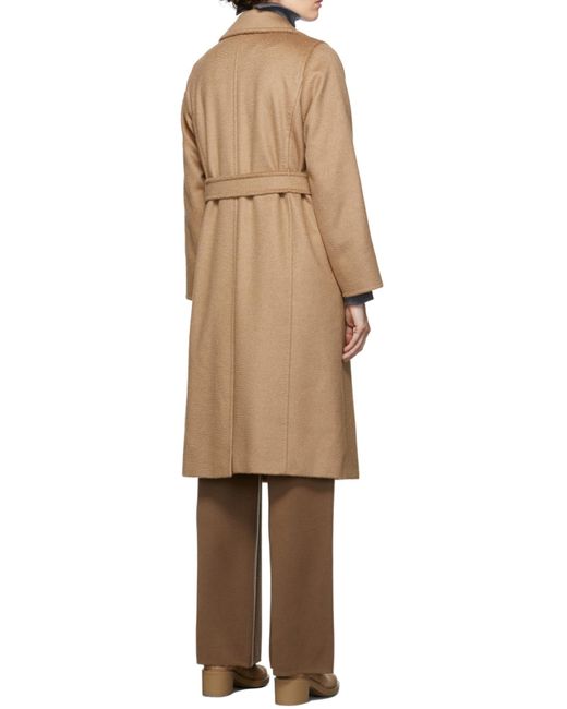 Max Mara Natural Manuela Tied-Waist Coat