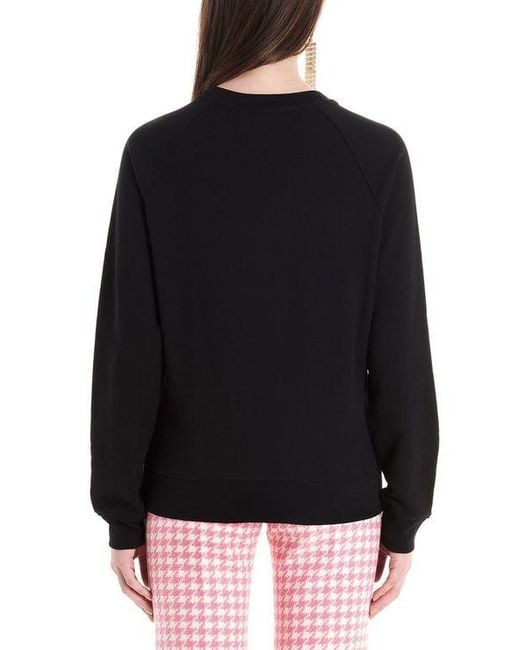 MSGM Black Logo Details Hoodie