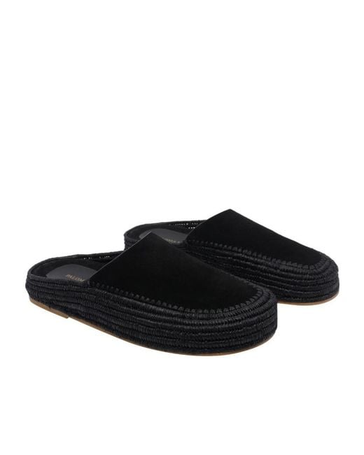 Paloma Barceló Black Paloma Barceló Deba Platform Mules