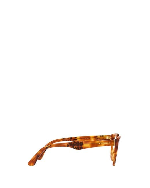 Dolce & Gabbana White Eyewear Round Frame Glasses