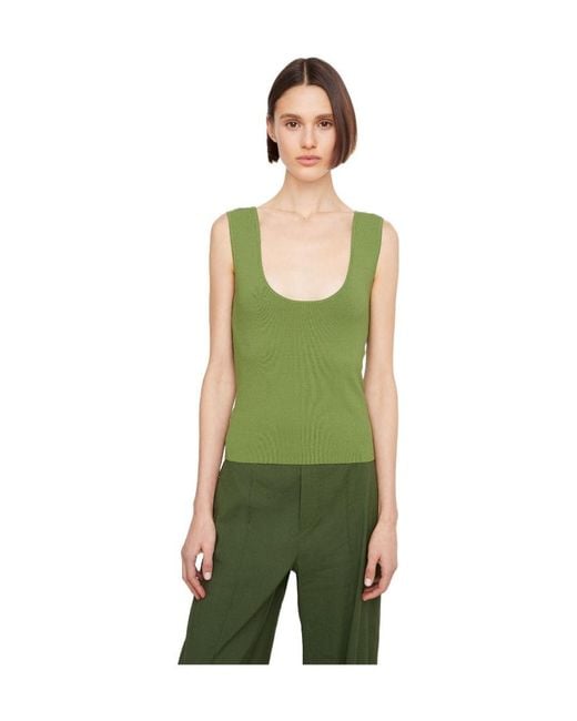 Vince Green Scoop-Neck Tank Top