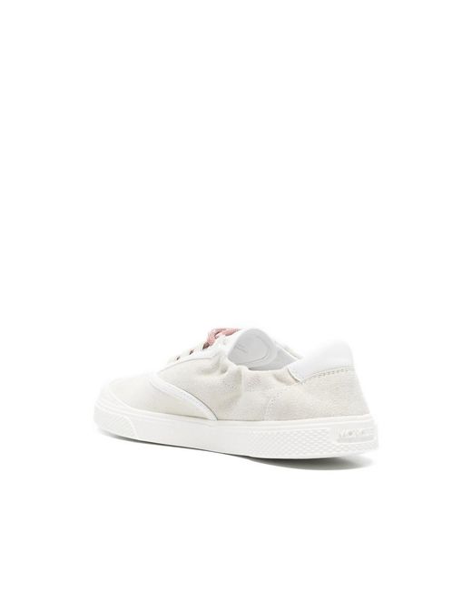 Moncler White Sneakers Neutral