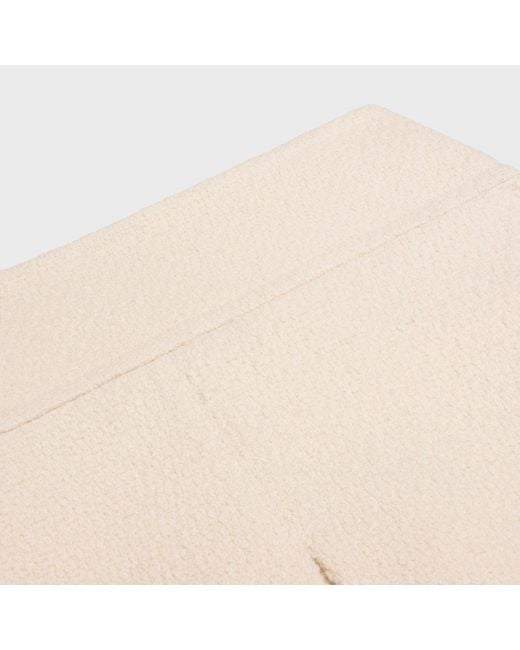Céline Natural Trapeze Mini Skirt