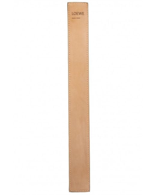 Loewe Brown Slap Anagram Embossed Bracelet