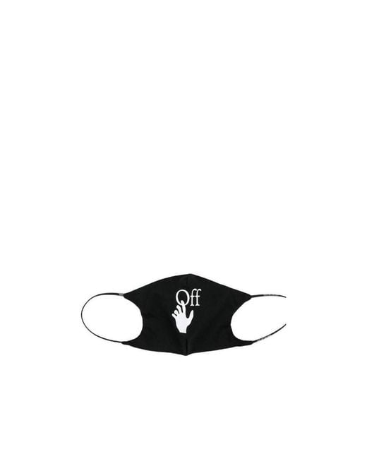 Off-White c/o Virgil Abloh White Hand Logo Face Mask for men