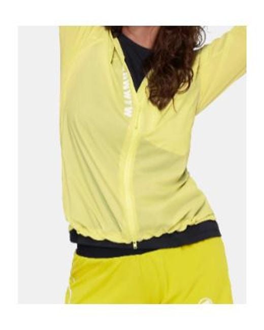 Mammut Yellow Aenergy Wb Hooded Jacket for men