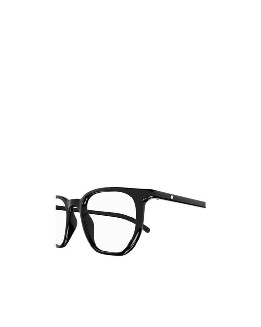 Montblanc White Eyewear Square Frame Glasses for men