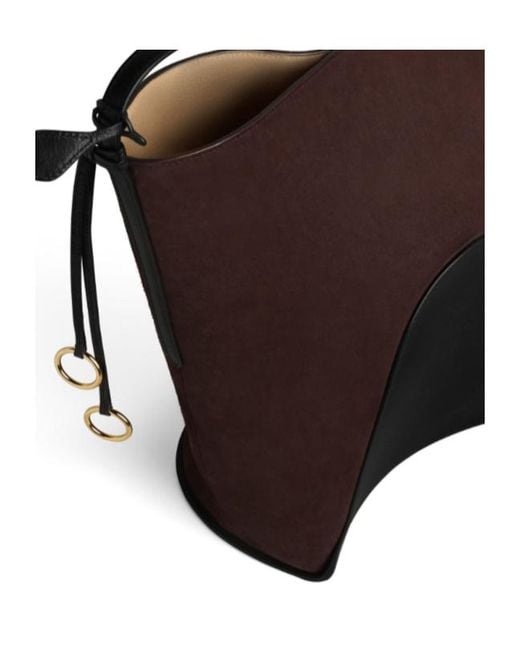 Alaïa Brown Alaïa Hip Large Bucket Bag