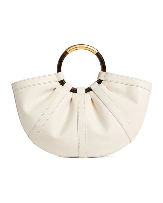 Coccinelle White Shell Medium Tote Bag