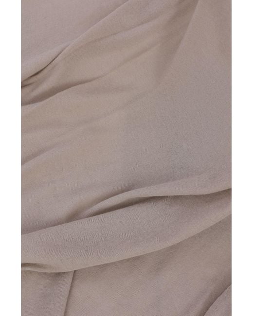 Rick Owens White Racerback Zipped Maxi Dress