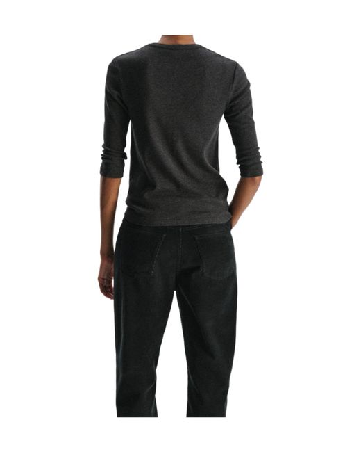The Row Blue Crewneck Cardigan